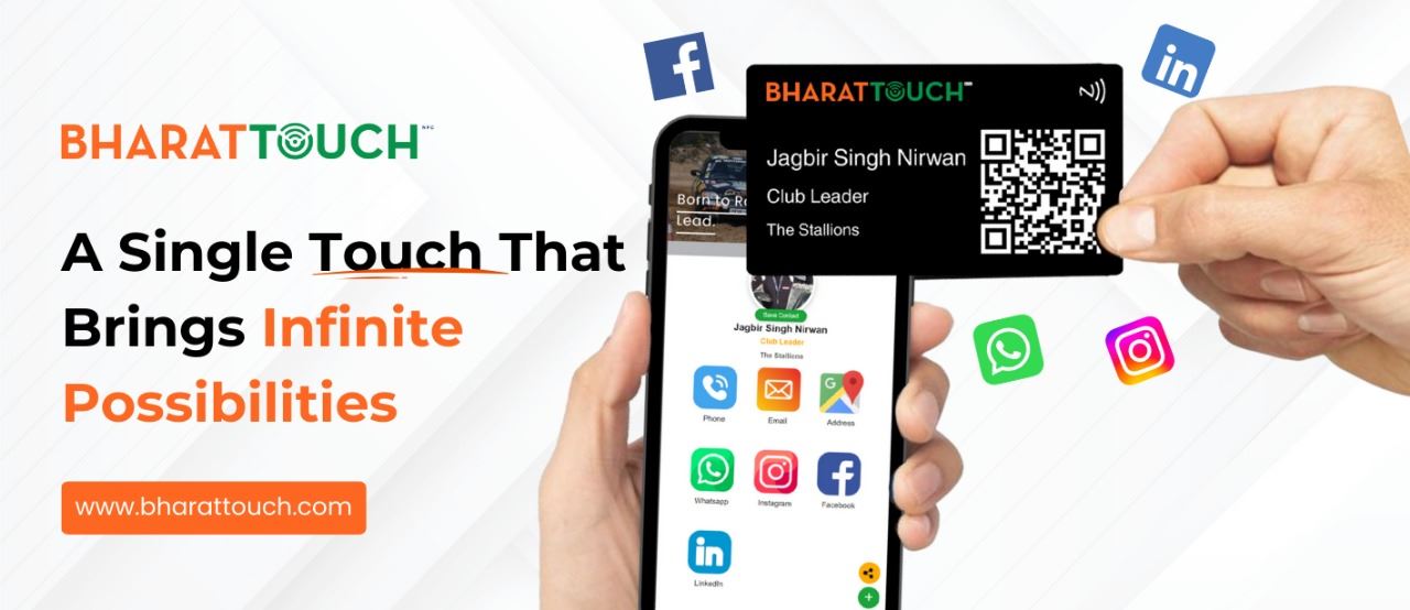 Bharat Touch NFC Digital Business Card: The Ultimate B2B Networking Upgrade for India